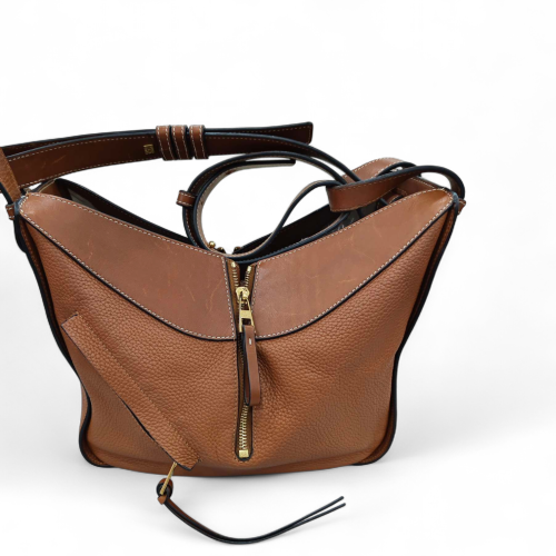 Loewe Small Hammock Anagram Debossed Calfskin Brown Loewe Small Hammock Anagram Debossed Calfskin Brown