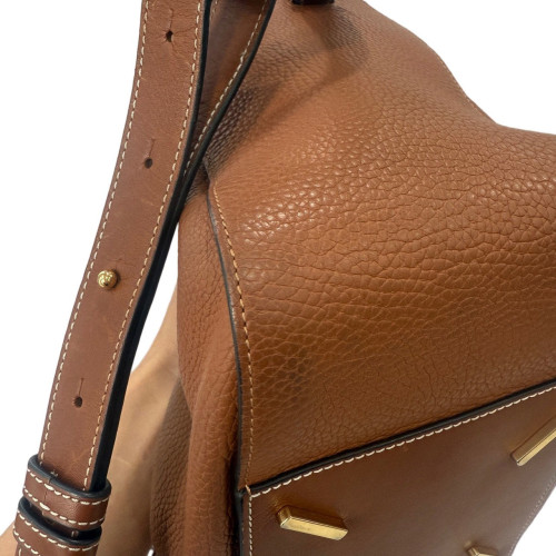 Loewe Small Hammock Anagram Debossed Calfskin Brown Loewe Small Hammock Anagram Debossed Calfskin Brown