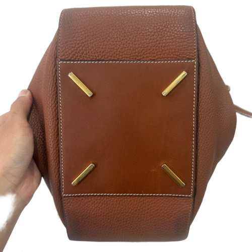 Loewe Small Hammock Anagram Debossed Calfskin Brown Loewe Small Hammock Anagram Debossed Calfskin Brown