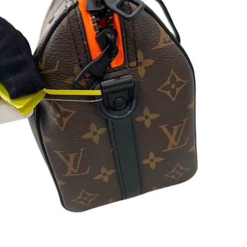Louis Vuitton Embroidered City Keepall Monogram Brown Black