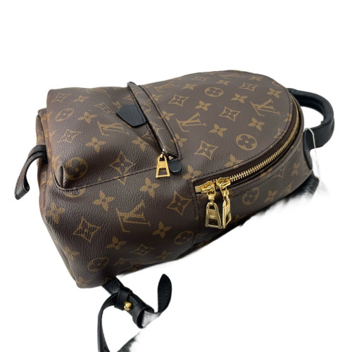 Louis Vuitton Palm Springs Backpack PM Monogram Brown Black
