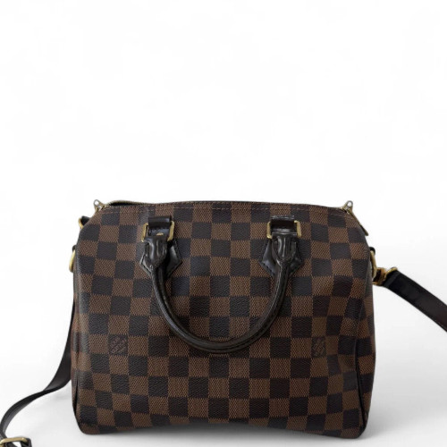 Louis Vuitton Speedy Bandouliere 25 Damier Ebene Brown
