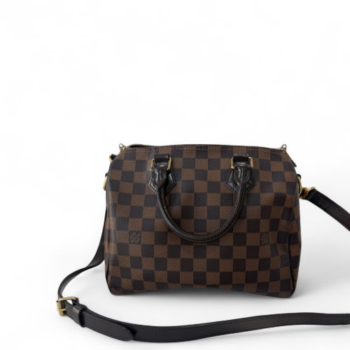 Louis Vuitton Speedy Bandouliere 25 Damier Ebene Brown
