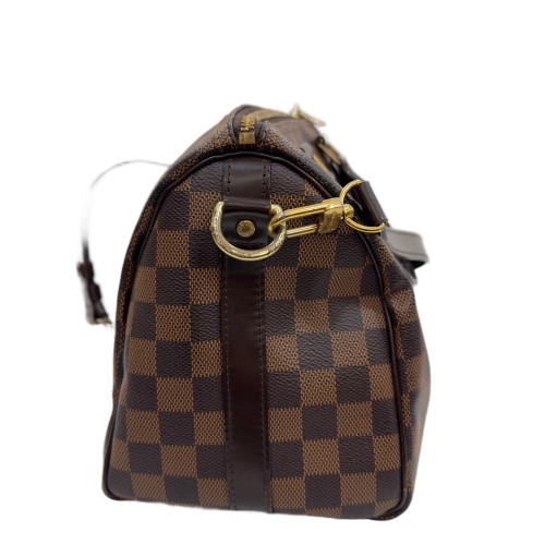 Louis Vuitton Speedy Bandouliere 25 Damier Ebene Brown