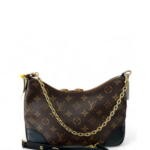 Louis Vuitton Shoulder Bag Monogram Brown Black