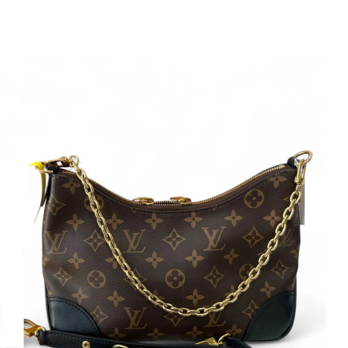 Louis Vuitton Shoulder Bag Monogram Brown Black