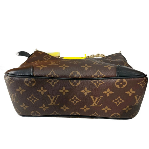 Louis Vuitton Shoulder Bag Monogram Brown Black