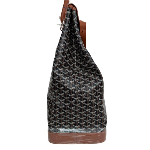 Goyard Backpack Goyardine Brown Black Grey Goyard Backpack Goyardine Brown Black Grey