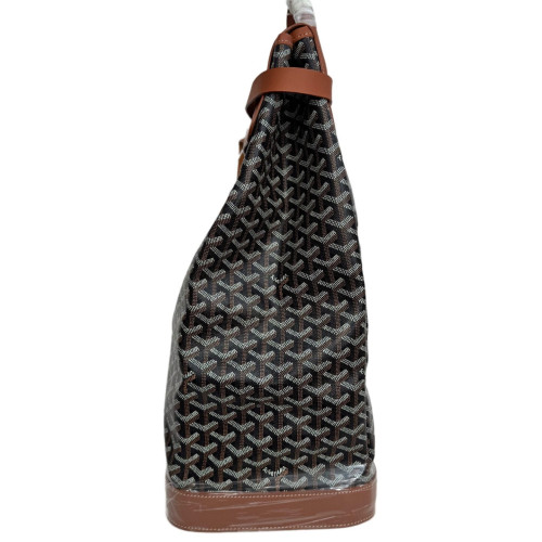 Goyard Backpack Goyardine Brown Black Grey Goyard Backpack Goyardine Brown Black Grey