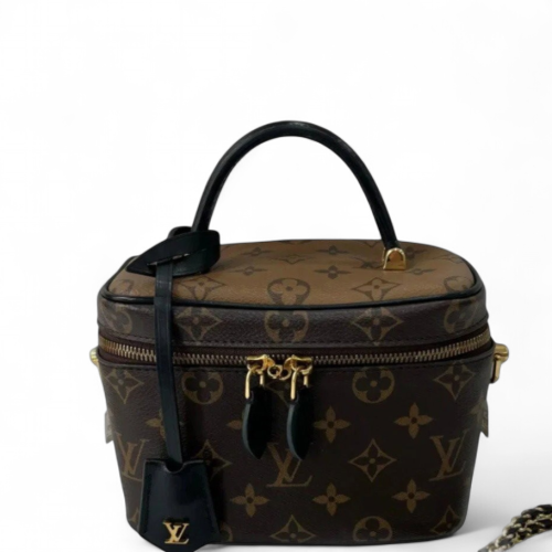 Louis Vuitton Vanity PM Reverse Monogram Brown Black