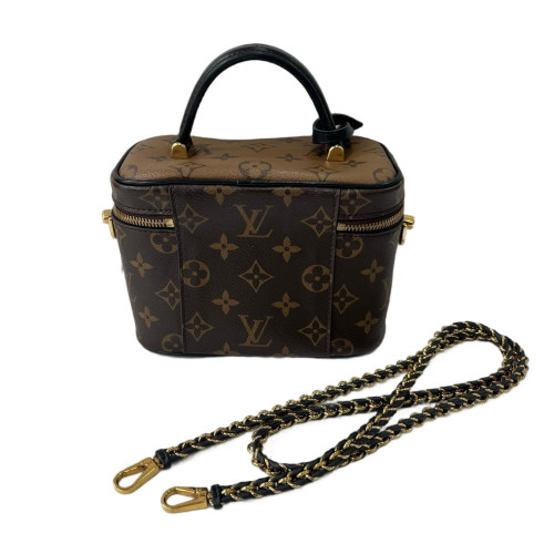 Louis Vuitton Vanity PM Reverse Monogram Brown Black