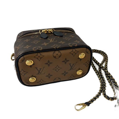 Louis Vuitton Vanity PM Reverse Monogram Brown Black