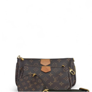 Louis Vuitton Multi Pochette Accessories Monogram Brown Green