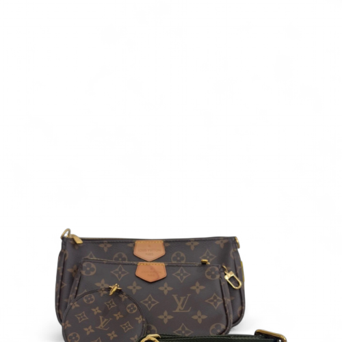 Louis Vuitton Multi Pochette Accessories Monogram Brown Green