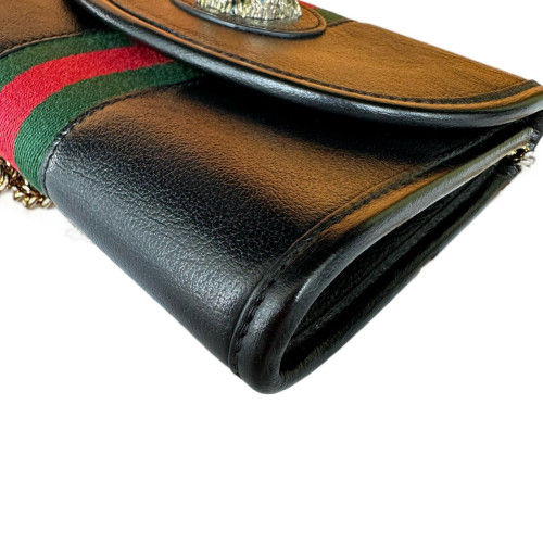 Gucci Shoulder Bag Calfskin Black Green Red Gucci Shoulder Bag Calfskin Black Green Red