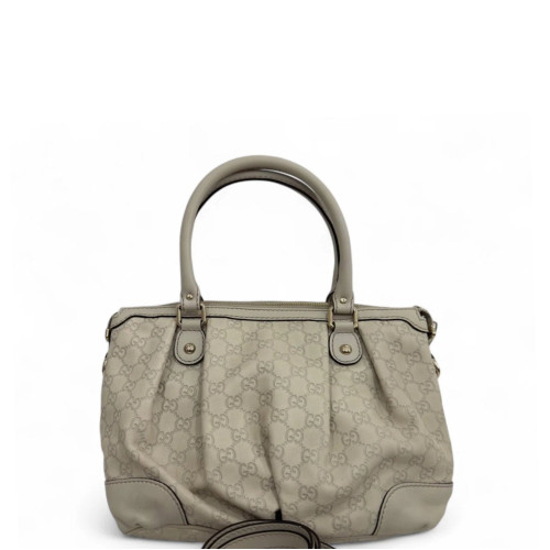 Gucci Two-Way Bag Guccissima Grey