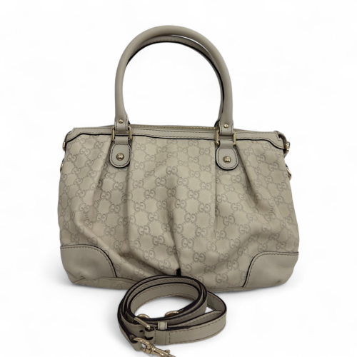Gucci Two-Way Bag Guccissima Grey