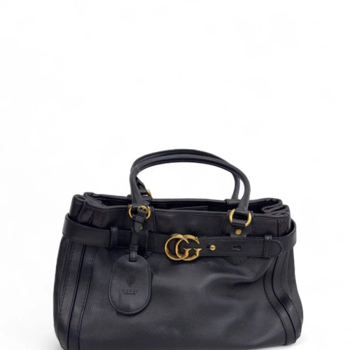 Gucci Handbag Calfskin Black Gucci Handbag Calfskin Black
