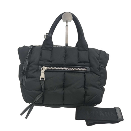 Prada Tote Bag Nylon Black Prada Tote Bag Nylon Black