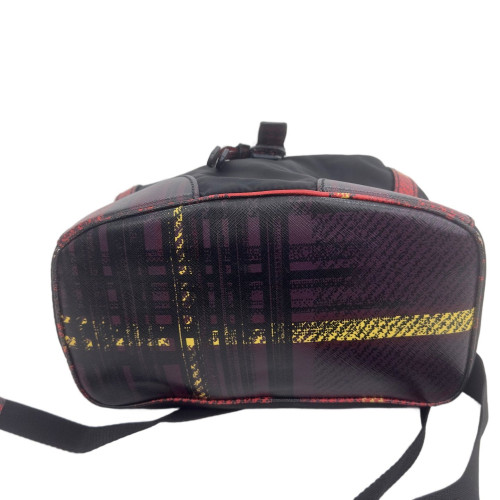 Prada Backpack Nylon Black Red Prada Backpack Nylon Black Red