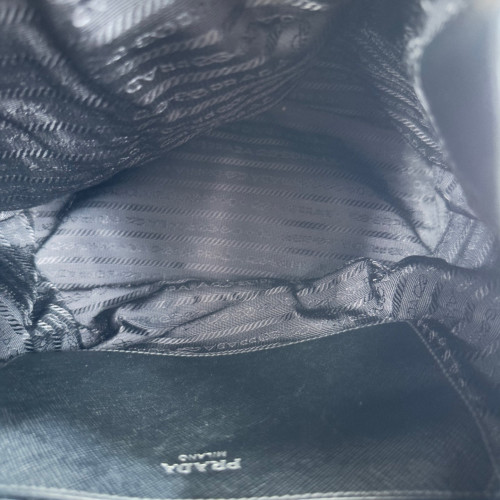 Prada Backpack Nylon Black Red Prada Backpack Nylon Black Red
