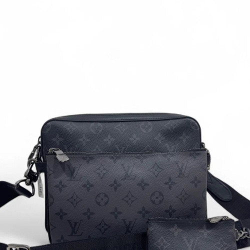 Louis Vuitton Trio Messenger Bag Monogram Eclipse Black
