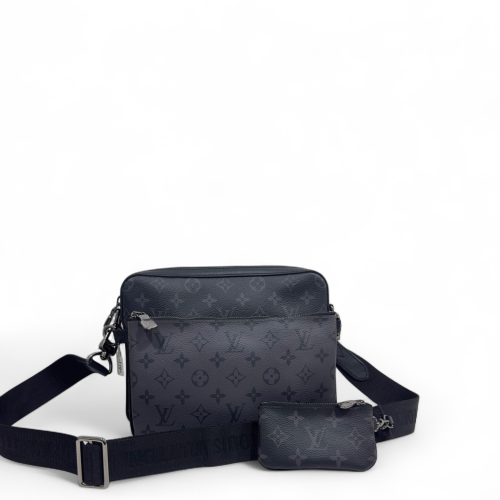 Louis Vuitton Trio Messenger Bag Monogram Eclipse Black