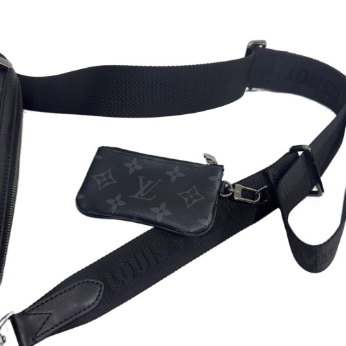 Louis Vuitton Trio Messenger Bag Monogram Eclipse Black