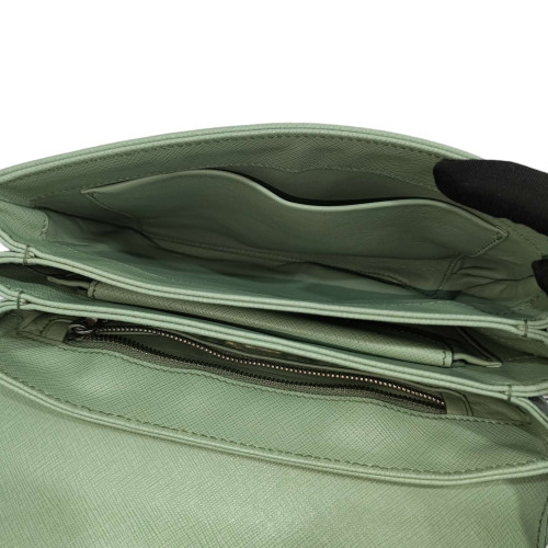 Prada Shoulder Bag Saffiano Calfskin Green