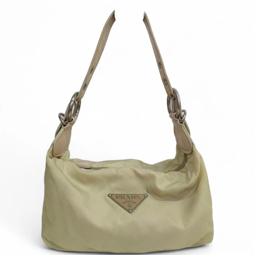 Prada Hobo Nylon Vela Beige Prada Hobo Nylon Vela Beige