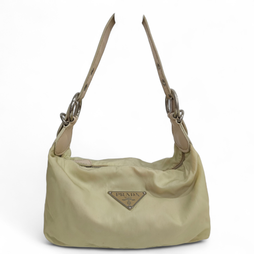 Prada Hobo Nylon Vela Beige Prada Hobo Nylon Vela Beige