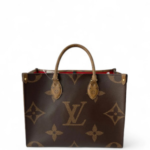 Louis Vuitton Onthego MM Reverse Monogram Giant Brown