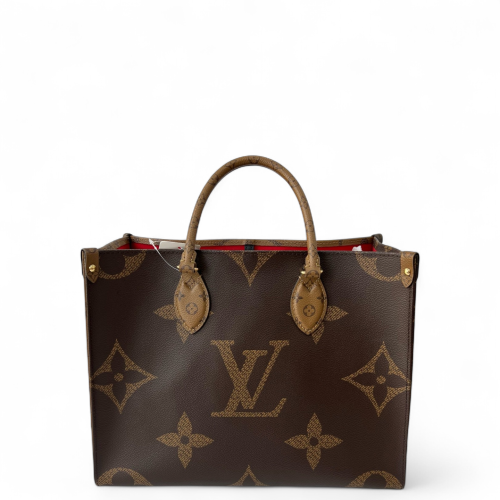 Louis Vuitton Onthego MM Reverse Monogram Giant Brown