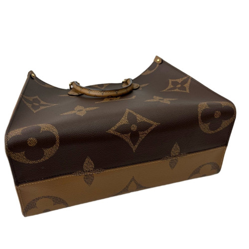 Louis Vuitton Onthego MM Reverse Monogram Giant Brown