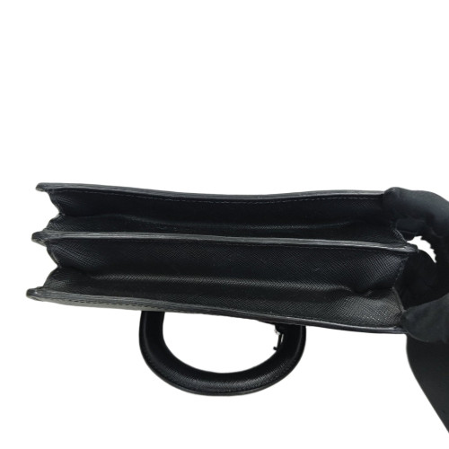 Prada Two-Way Bag Saffiano Calfskin Black