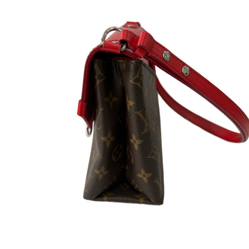 Louis Vuitton Saint Michel Monogram Epi Red Brown