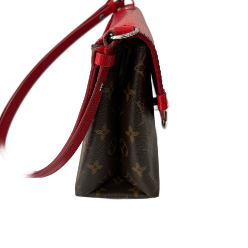 Louis Vuitton Saint Michel Monogram Epi Red Brown