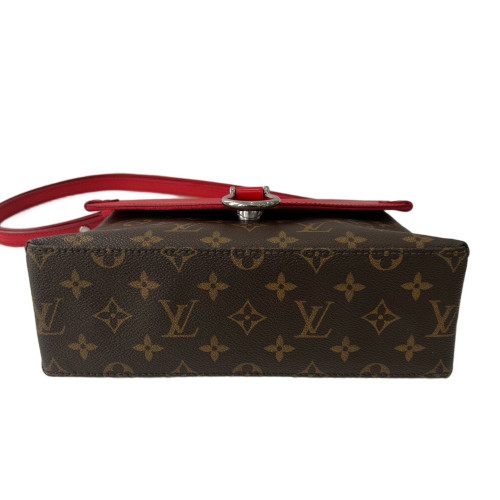 Louis Vuitton Saint Michel Monogram Epi Red Brown