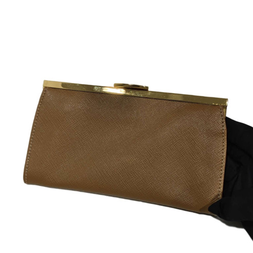 Prada Handbag Saffiano Calfskin Tan
