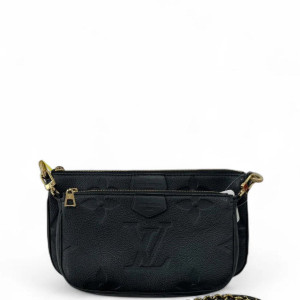 Louis Vuitton Multi Pochette Accessories Empreinte Monogram Giant Black