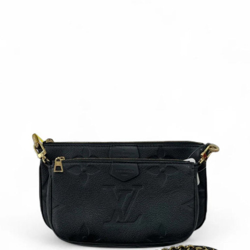 Louis Vuitton Multi Pochette Accessories Empreinte Monogram Giant Black