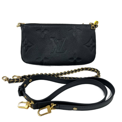 Louis Vuitton Multi Pochette Accessories Empreinte Monogram Giant Black