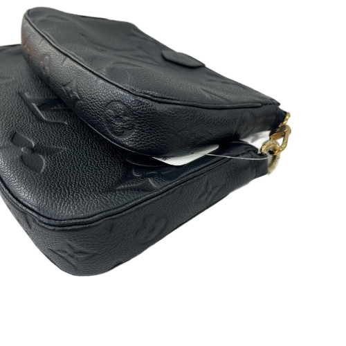 Louis Vuitton Multi Pochette Accessories Empreinte Monogram Giant Black