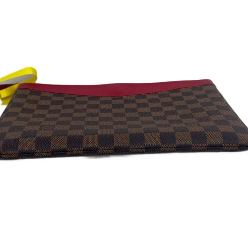Louis Vuitton Daily Pouch Damier Ebene Brown Red