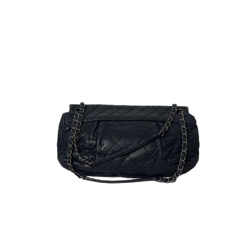 Chanel Quilted Flap Bag Calfskin Black