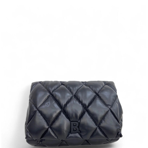 Balenciaga Clutch Lambskin Black