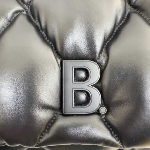 Balenciaga Clutch Lambskin Black