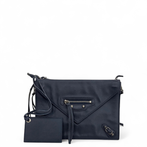 Balenciaga Crossbody Bag Calfskin Blue