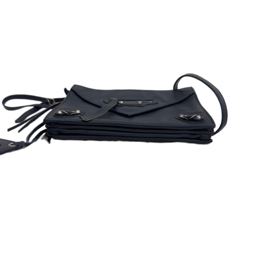 Balenciaga Crossbody Bag Calfskin Blue