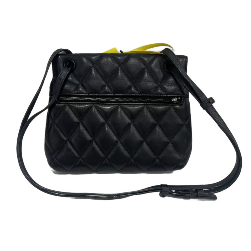Balenciaga Shoulder Bag Lambskin Black